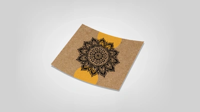 خرید زیر بشقابی کرافت 80 گرم دورنگ